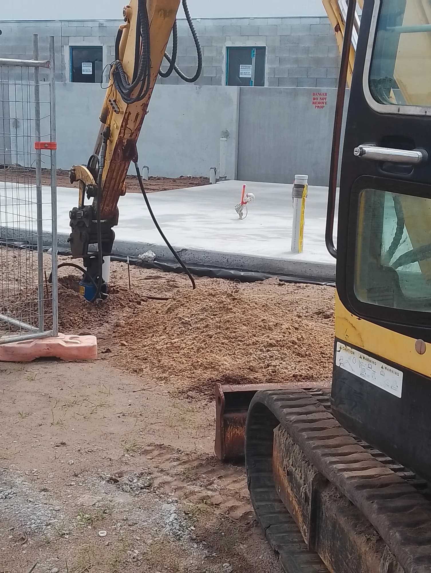 Footing Holes